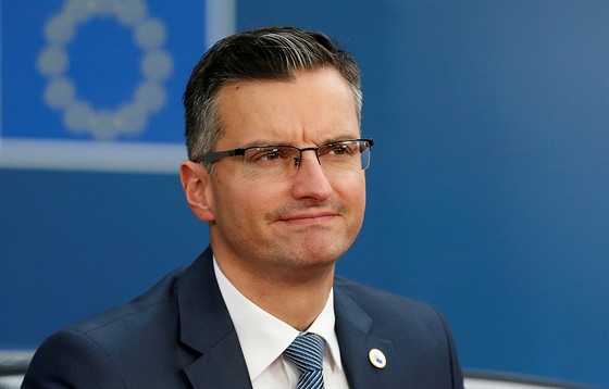 Slovinský premiér Marjan arec na summitu evropských lídr v Bruselu. (17....