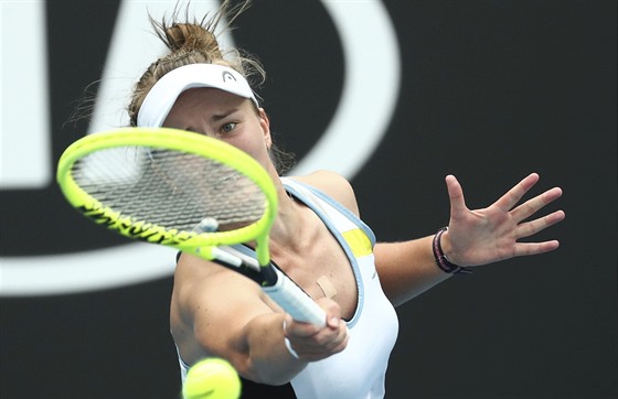 Barbora Krejíková ve druhém kole Australian Open.