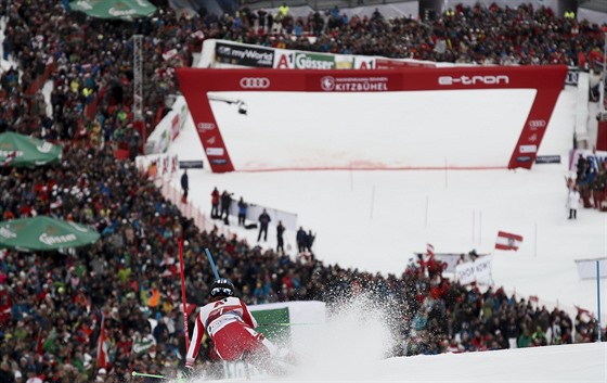 Slalom v Kitzbühelu, ilustraní foto