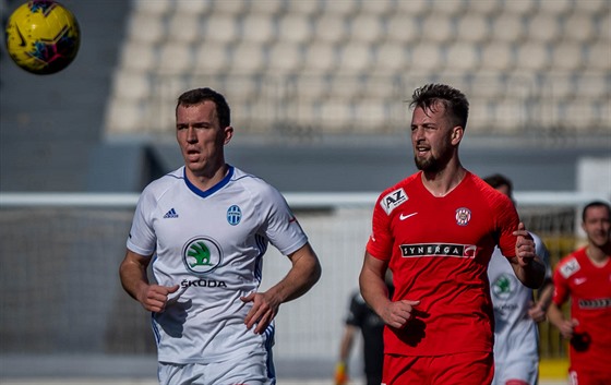 Momentka z utkání Brno - Mladá Boleslav ve finále Tipsport Cupu na Malt.