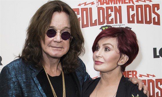 Ozzy Osbourne a jeho manelka Sharon (Londýn, 11. ervna 2018)
