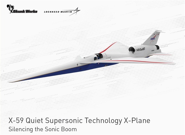 NASA představí svůj tichý nadzvukový letoun X-59. Může znamenat revoluci