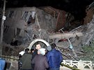 Následky silného zemětřesení, které zasáhlo východ Turecka. (24. ledna 2020)