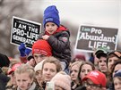 Každoroční shromáždění proti potratům ve Washingtonu. (24. ledna 2020)