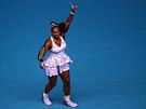 Amerianka Serena Williamsová ádá o jestábí oko ve tetím kole Australian...