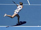 Petra Kvitová v osmifinále Australian Open.