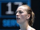 Zamylená Petra Kvitová v osmifinále Australian Open