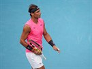 panl Rafael Nadal bhem osmifinále Australian Open.