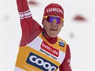 Alexandr Bolunov, vítz skiatlonu v Oberstdorfu