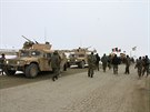 Afghánská armáda jde k zícenému letadlu ve východním Afghánistánu. Radikální...