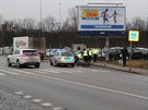 Ranní střet s nákladním autem na přechodu v brněnské ulici Kaštanová nepřežil...