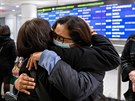Cestující, která přiletěla z Číny do Kanady. (27. ledna 2020)