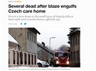 O požáru domova pro postižené ve Vejprtech informoval katarská stanice...