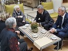 Premiér Andrej Babiš a český velvyslanec v Izraeli Martin Stropnický se setkali...