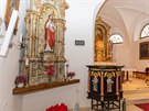 Instalace nov kazatelny v mskokatolickm kostele Sv. M Magdaldy v...