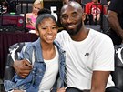 Gianna Bryant a její táta Kobe Bryant (Las Vegas, 27. července 2019)