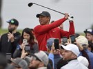 Tiger Woods bhem turnaje Farmers Insurance