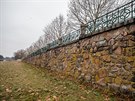 Oprné zdi kolem Labe v Hradci Králové jsou památkov chránné (24. 1. 2020).