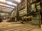 Prostory zkrachovalch hut a kovren Pilsen Steel v Plzni. (20. 1. 2020)
