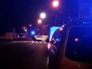 V centru Kladna v úterý naveer osobní auto srazilo chodce, který na míst...