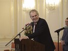 Prezident Miloš Zeman na Pražském hradě přivítal starosty a starostky všech...