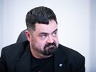 eporyjsk starosta Pavel Novotn pi debat s praskm primtorem Zdekem...
