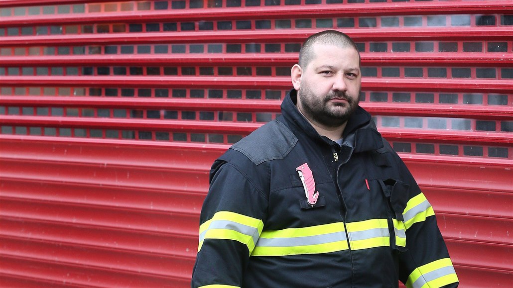 Vejprtský hasič Petr Vodochodský