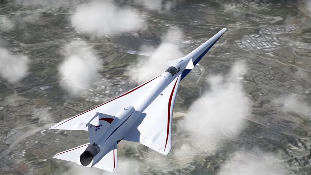X-59 má ov��it, �e takto rychlé stroje zvládnou p�ekonat zvukovou bariéru a...