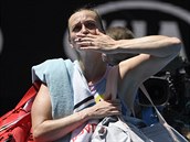 Petra Kvitová se loučí s Australian Open. Ve čtvrtfinále nestačila na domácí...