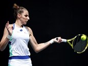 Kristýna Plíšková v prvním kole Australian Open.