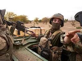 Francouzské jednotky v Burkina Fasu (11. listopadu 2019)