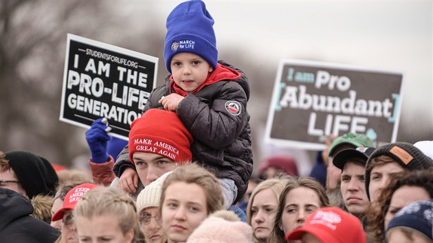 Kadoron shromdn proti potratm ve Washingtonu. (24. ledna 2020)