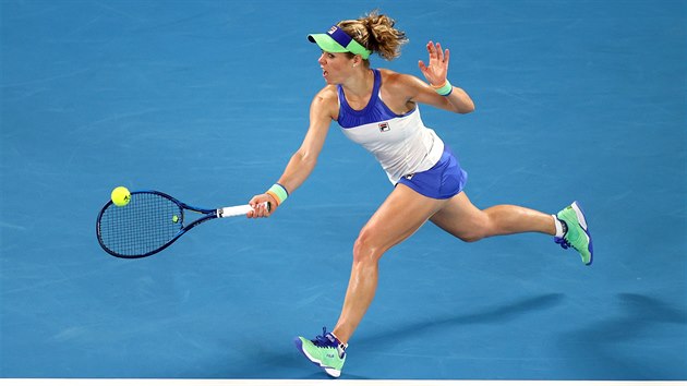 Nemeck tenistka Laura Siegemundov ve 2. kole Australian Open bojovala s Karolnou Plkovou.