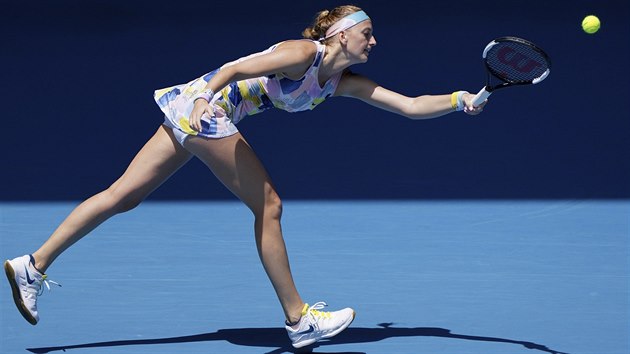 Petra Kvitov se sna doshnout na m v osmifinle Australian Open.