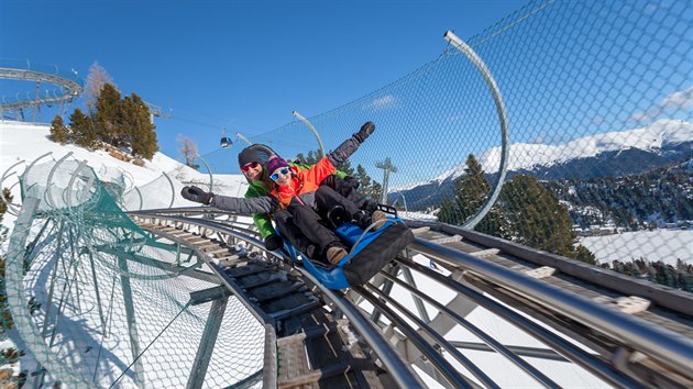 Hitem pro mal ivelk je alpsk horsk drha Nocky Flitzer spevenm tm 240 metr.