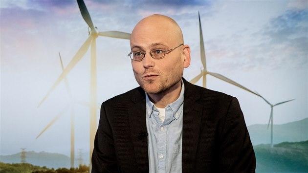 Ekologick aktivista organizace Greenpeace Jan Rovensk v diskusnm poadu Rozstel.