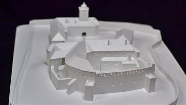 3D maketa sttnho hradu Bouzov.