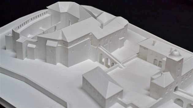 3D maketa st�tn�ho hradu Bouzov.