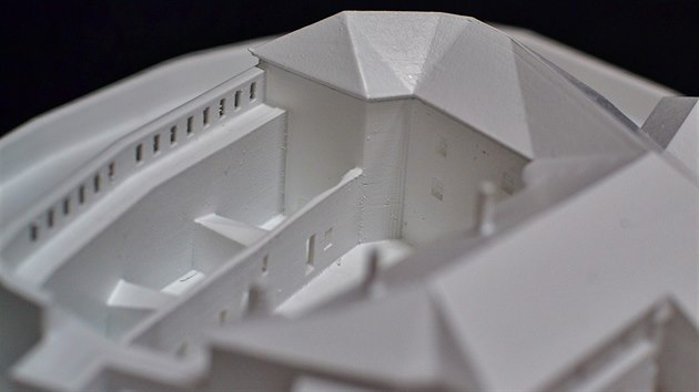 3D maketa státního hradu Bouzov.