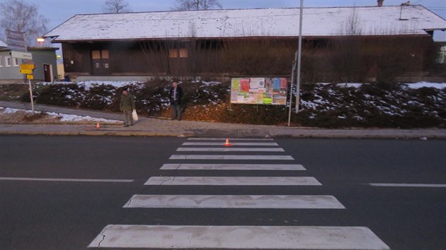 Nehoda se stala na frekventovaném místě mezi autobusovým a vlakovým nádražím v Boskovicích.