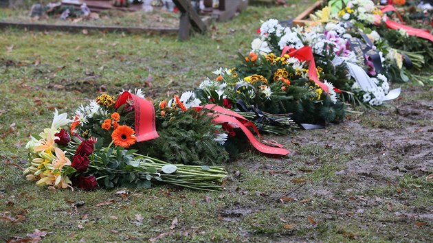 Pohřeb kartářky Jolandy. (Děčín, 23. 1. 2020)