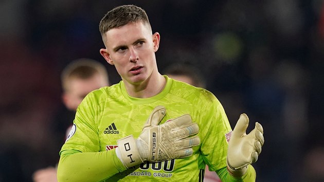 Dean Henderson dkuje fanoukm Sheffield United.