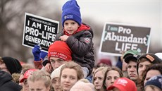 Kadoroní shromádní proti potratm ve Washingtonu. (24. ledna 2020)