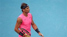 panl Rafael Nadal bhem osmifinále Australian Open.