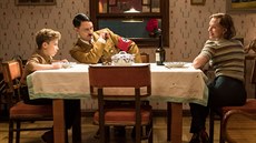 Roman Griffin Davis, Taika Waititi a Scarlett Johansson