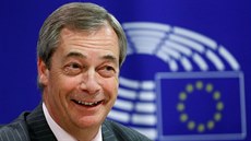 Lídr Strany pro brexit Nigel Farage (29. ledna 2020)