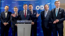 Nové vedení ODS: Petr Fiala, pedseda, Zbynk Stanjura, první místopedseda...