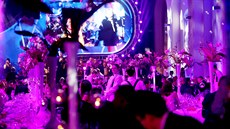 Honosná výzdoba sálu ve Fait Gallery dávala jen tu�it, �e se Ples jako Brno...