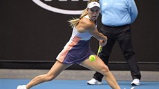 Caroline Wozniacká na Australian Open.
