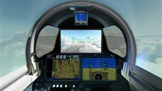 Systém eXternal Visibility System vyu�ívá kameru a displej, aby pilotovi...